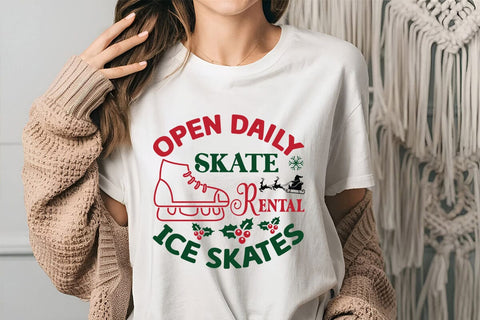 Open Daily Skate Rental Ice Skates SVG Angelina750 