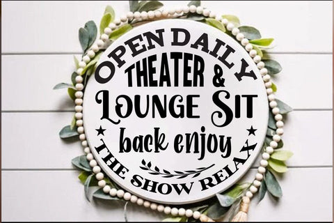 Open daily theater & lounge sit back enjoy the show relax SVG Angelina750 