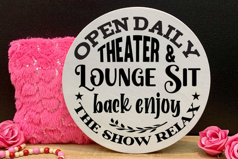 Open daily theater & lounge sit back enjoy the show relax SVG Angelina750 