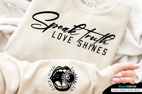 Open Mouth & Sun Symbol Sleeve SVG Design, Inspirational sleeve SVG, Motivational Sleeve SVG Design, Positive Sleeve SVG SVG Regulrcrative 