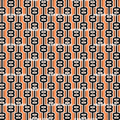 Orange And Black Retro 70s Mid Century Background Pattern Digital Paper Digital Pattern Karma Genie Graphics 