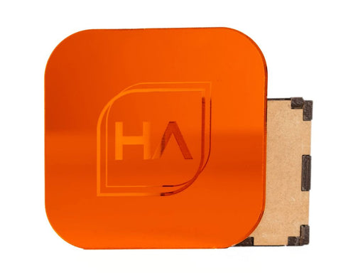 Orange and Navy Blue Acrylic Team Bundle | 6 1/8" 12 x 19 Sheets Physical Houston Acrylic 