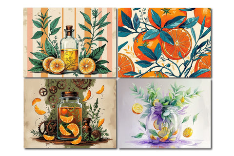 Orange cutting board, citrus fruit design, kitchen decor oranges Sublimation Paper Switch 