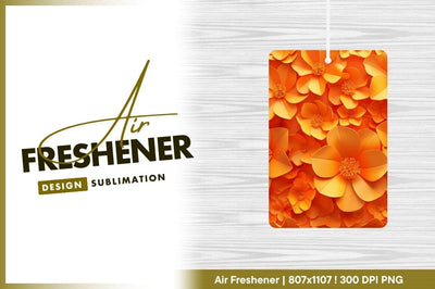 Orange Paper Flowers Close Up View Floral Arrangement Sublimation Regulrcrative 