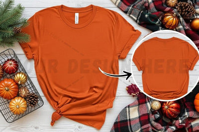 Orange t-shirt mockup design Mock Up Photo Designangry 