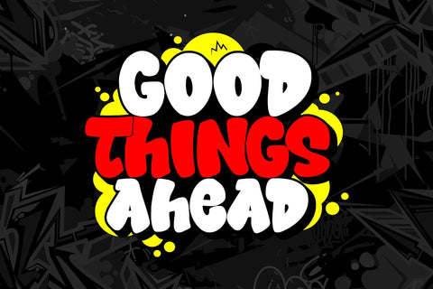 Orion Vortex - Rounded Graffiti Font Font Mozzatype 