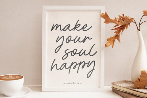 Orlando Kaiden - Handwritten Script Font Font Timur type 