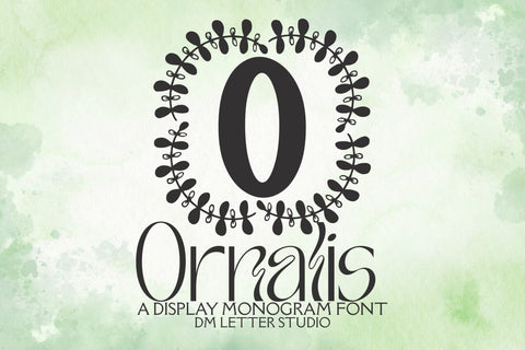Ornalis Monogram Font Font Dm Letter Studio 