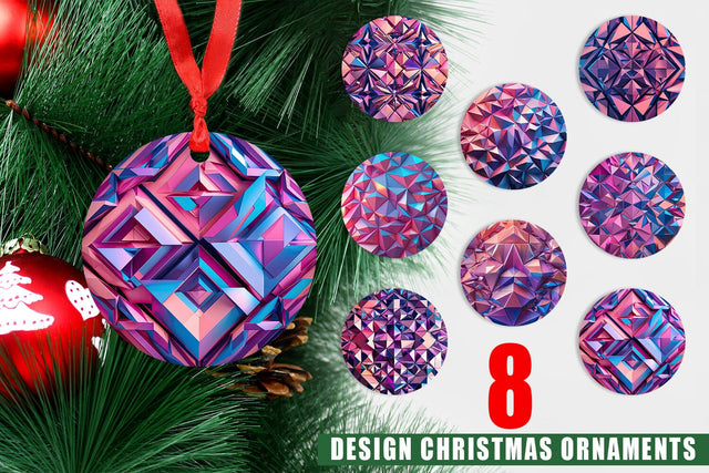 Ornament 3D Geometric Shape Sublimation artnoy 