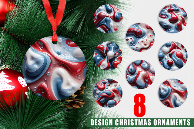 Ornament 3D Liquid Sublimation artnoy 
