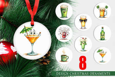 Ornament 70s Green Mascot Sublimation artnoy 
