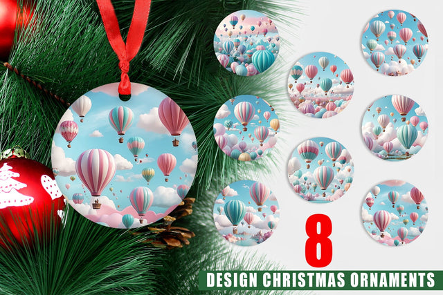 Ornament Air Balloons Sublimation artnoy 