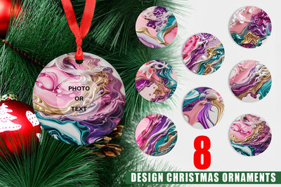 Ornament Alcohol Ink Painting Sublimation artnoy 