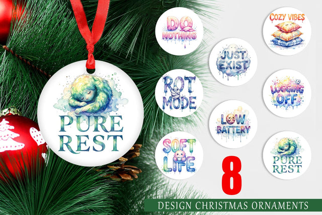 Ornament Anti Hustle Rest Sublimation artnoy 
