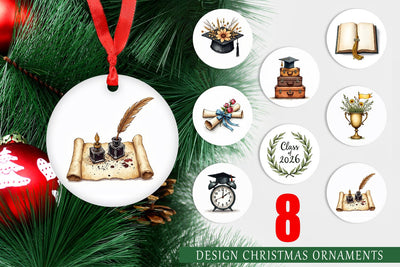 Ornament Antique Floral Graduation Elements & Scrolls Sublimation artnoy 