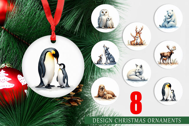Ornament Arctic Snuggles Sublimation artnoy 
