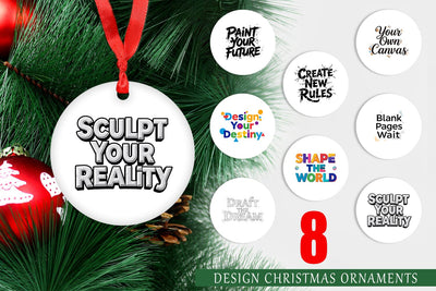 Ornament Artistic Creative Destiny Quote Sublimation artnoy 