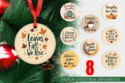 Ornament Autumn Glow Quotes Sublimation artnoy 