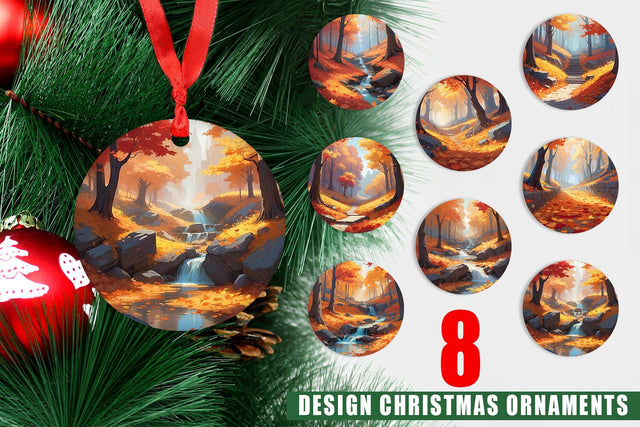 Ornament Autumn Vibrant Beauty Sublimation artnoy 