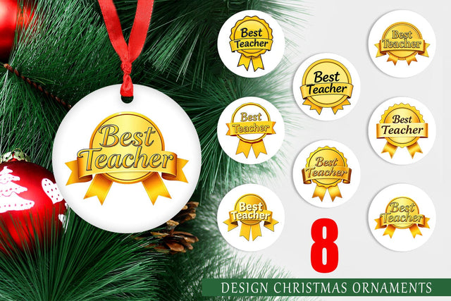 Ornament Award Ribbon Sublimation artnoy 