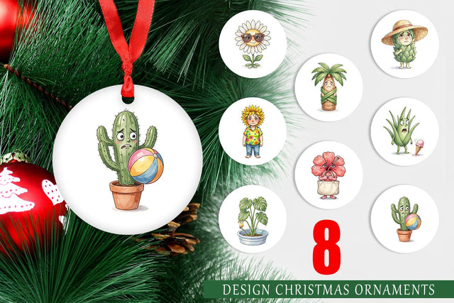 Ornament Awkward Introvert Mom Flora Sublimation artnoy 