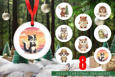 Ornament Awkward Wilderness Watercolor SVG artnoy 