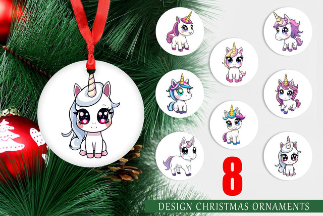 Ornament Baby Unicorn Sublimation artnoy 