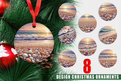 Ornament Beach Summer Sublimation artnoy 