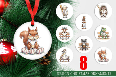 Ornament Bitter Benchwarmer Sarcastic Animal Sublimation artnoy 