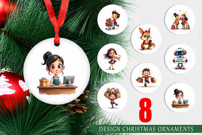 Ornament Black Friday Frenzy Sublimation artnoy 