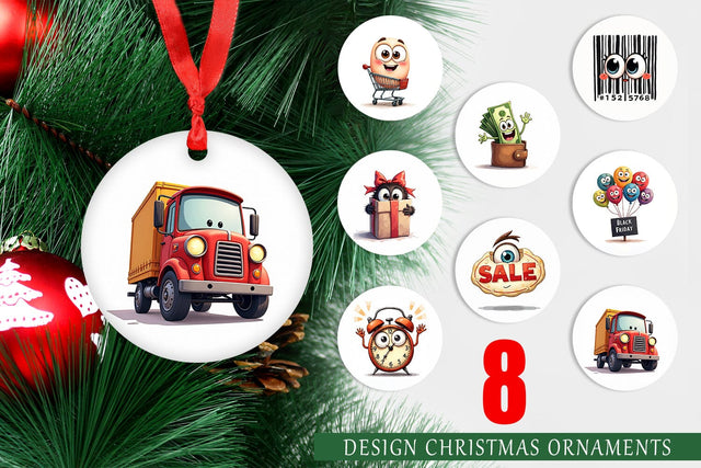 Ornament Black Friday Icons Sublimation artnoy 