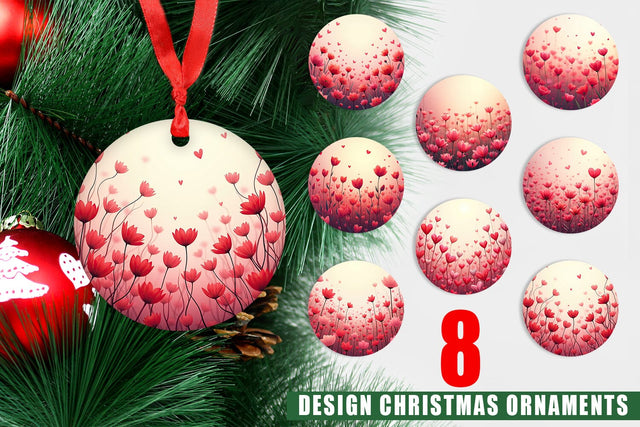 Ornament Blooming Garden Sublimation artnoy 