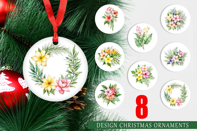 Ornament Botanical Bloom Sublimation artnoy 