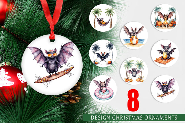 Ornament Breezy Bat Nights Sublimation artnoy 