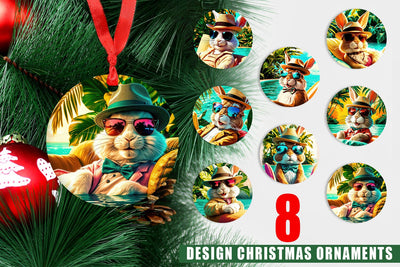 Ornament Bunny in Summer Sublimation artnoy 