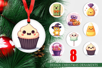 Ornament Candy Treats Sublimation artnoy 