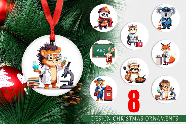 Ornament Career Animals Sublimation artnoy 