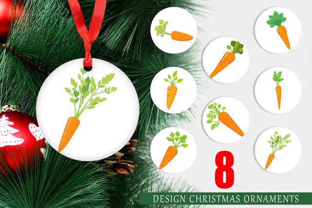 Ornament Carrot Sublimation artnoy 