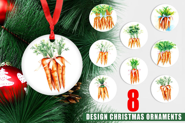 Ornament Carrot Sublimation artnoy 