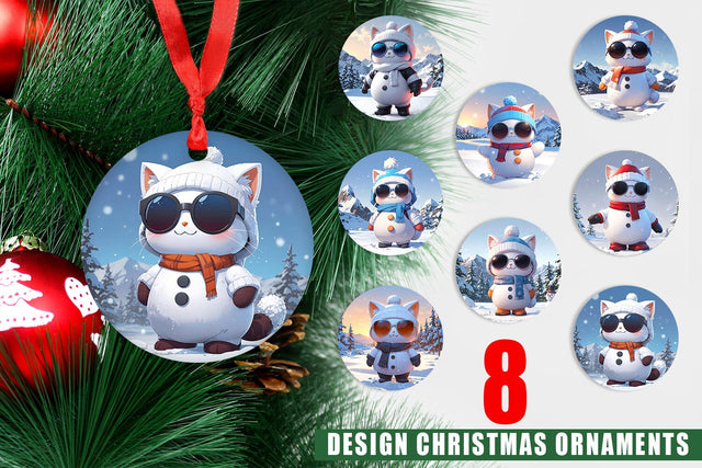 Ornament Cat Sublimation artnoy 