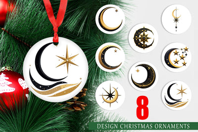 Ornament Celestial Moon Sublimation artnoy 