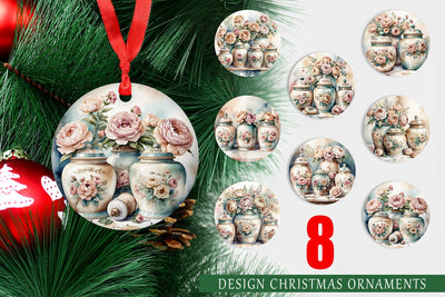 Ornament Ceramic Cookie Jar Sublimation artnoy 