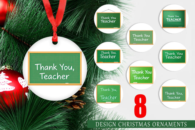 Ornament Chalkboard Sublimation artnoy 