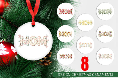 Ornament Cheerful Picnic MOM Gingham Sublimation artnoy 