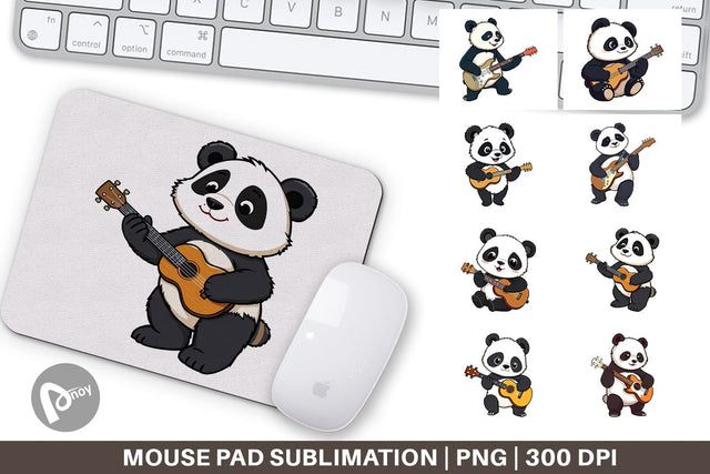 Ornament Chef Panda Sublimation artnoy 