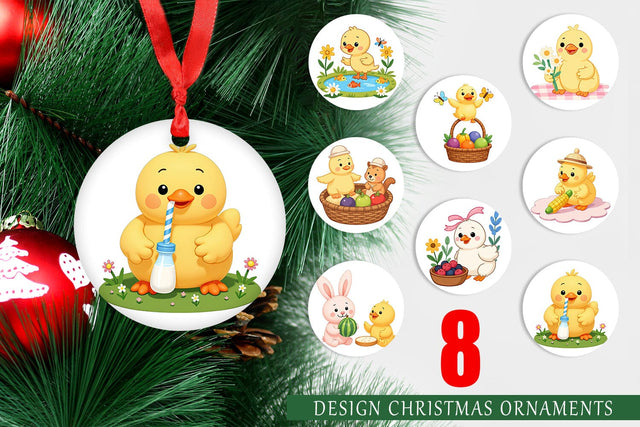 Ornament Chicken Picnic Day Sublimation artnoy 