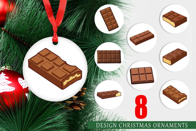 Ornament Chocolate Bar Sublimation artnoy 