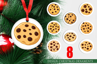 Ornament Chocolate Chip Cookie Sublimation artnoy 