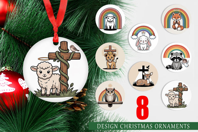 Ornament Christian Vintage Sublimation artnoy 