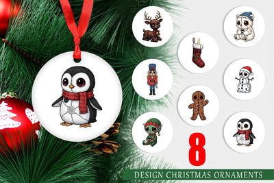 Ornament Christmas Voodoo Doll Characters Sublimation artnoy 